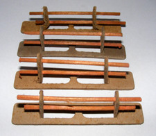 Zaun Holz Pappe Basis Konvolut