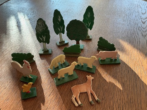 Altes spielzeug tiere - altes,