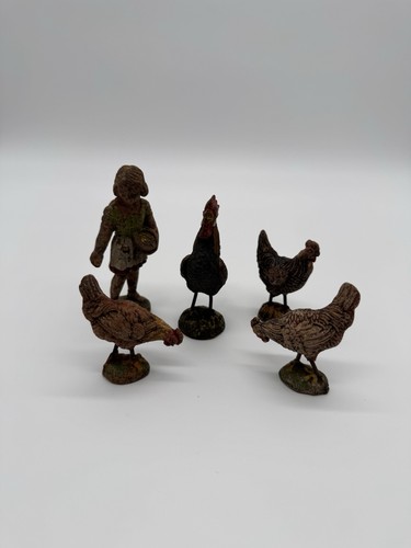 Elastolin-Bauernhof-Figuren