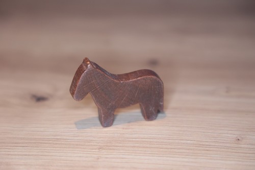 Altes holz pferd miniatur - altes,