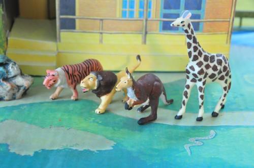 Vintage plastik tiere - vintage,
