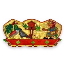 Vintage Laubsägefigur