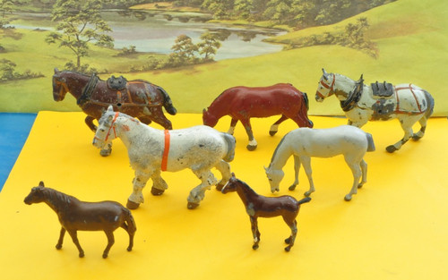 Britains hollow cast pferde - hollow-cast,