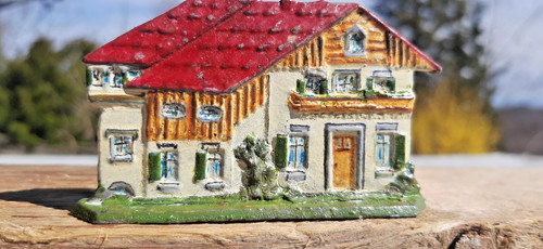 Uralt blei zinn figur haus - uralt,