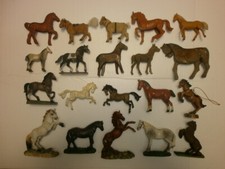 Konvolut 20 alte Pferde aus